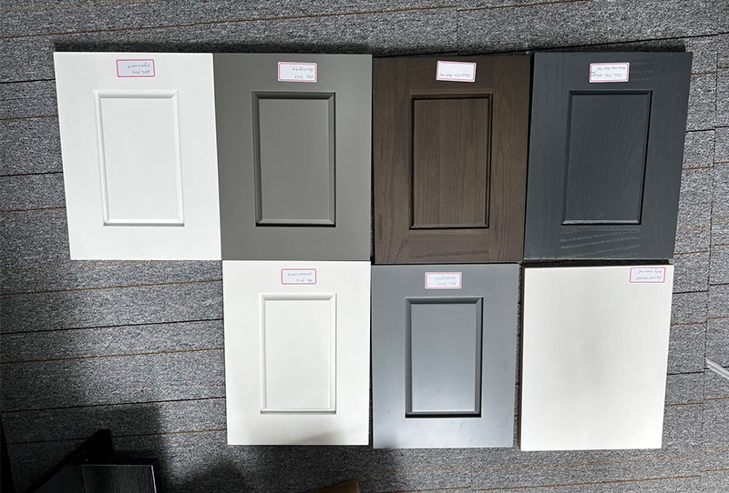 Send cabinet door panel samples by air for checking quality (3)